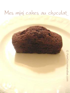 mini cakes au chocolat