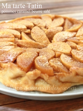 tarte tatin aux pommes et au caramel
