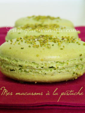 macarons &agrave; la pistache