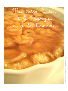 tarte tatin mangue banane