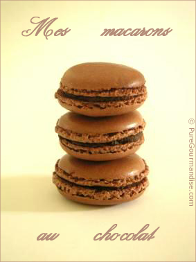 macarons chocolat