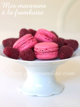 macarons &agrave; la framboise