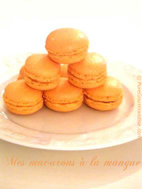 macarons à la mangue