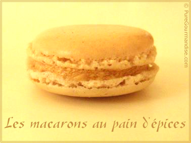 macarons au pain d'épices