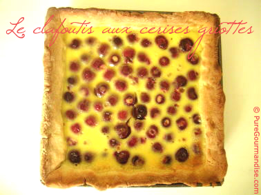 clafoutis aux cerises griottes