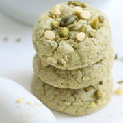 cookies pistache chocolat blanc
