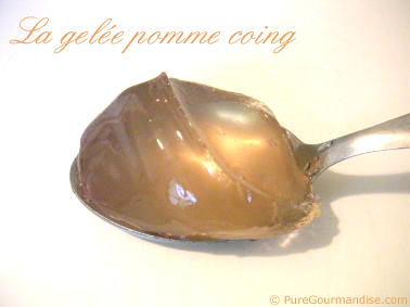 gelée pomme coing