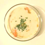 velouté lait coco crevettes