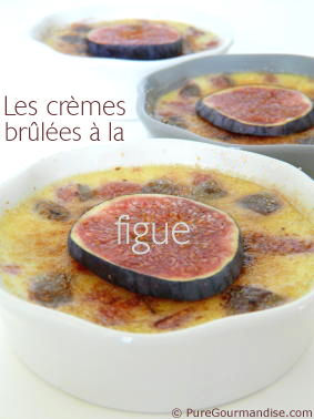 crèmes brulées figue