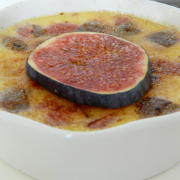 crème brûlée figue