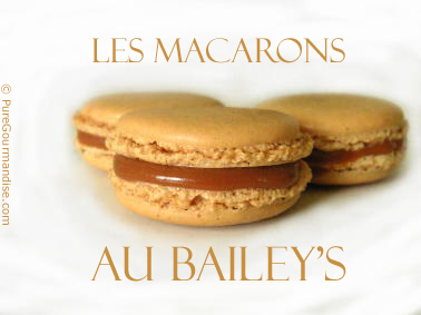 macarons au Bailey's