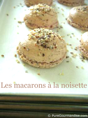 macarons aux noisettes