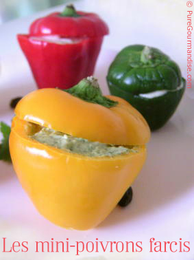 mini poivrons farcis