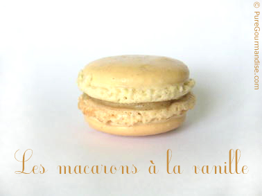 macarons &agrave; la vanille