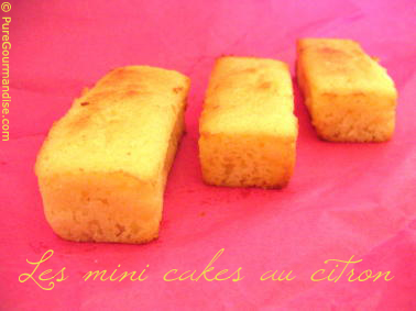 Mini Cakes Au Citron Recette Mini Cakes Au Citron Recette
