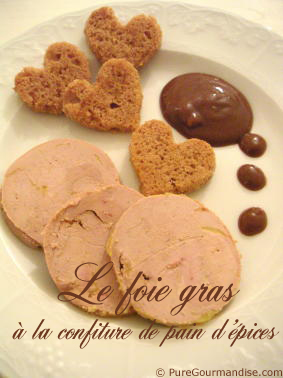 foie gras à la confiture de pain d'épice