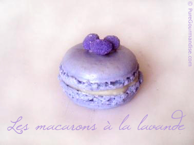 macarons à la lavande