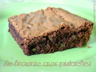 brownie aux pistaches