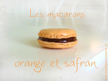 macarons orange safran