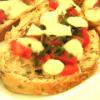 Bruschette tomates mozzarella - www.puregourmandise .com