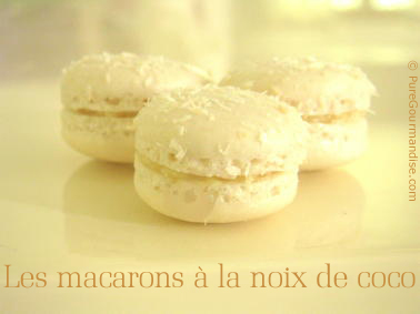 macarons à la noix de coco