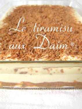 tiramisu aux daim