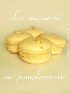 macarons au pamplemousse