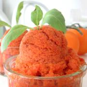 sorbet sablé tomates oranges