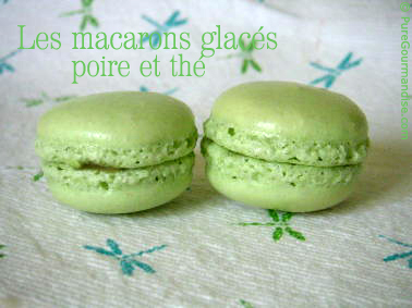 macarons poire thé