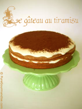 gâteau au tiramisu