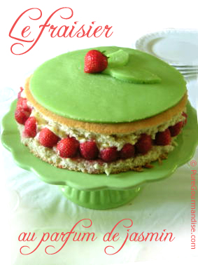 fraisier au jasmin