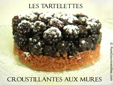 tartelettes croustillantes aux mures