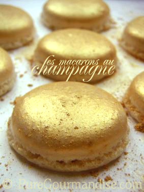 macarons au champagne