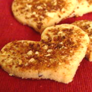 biscuits sablés coeurs pralin