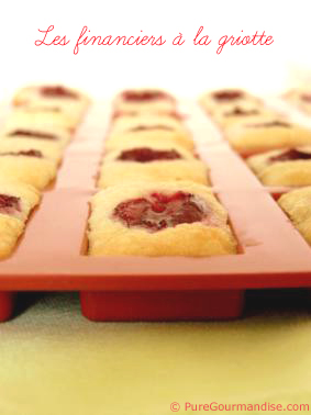 financiers à la griotte