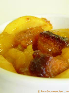 pomme mangue caram&eacute;lis&eacute;es