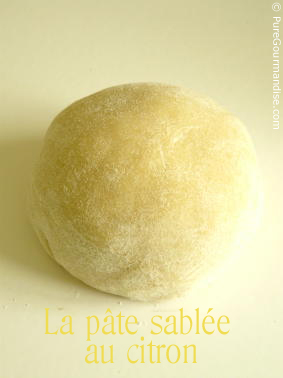 pâte sablée au citron