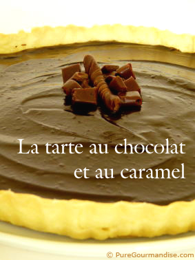 tarte chocolat caramel