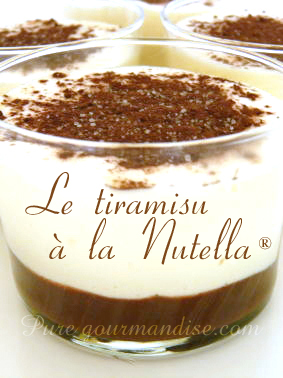 recette tiramisu au nutella