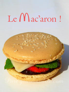 mac'aron mac'arons hamburger