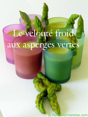 velout&eacute; froid asperges vertes