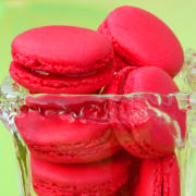 macarons groseille cerise