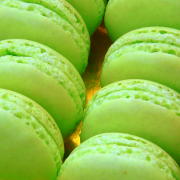macarons pomme verte
