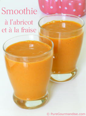 smoothie abricot fraise