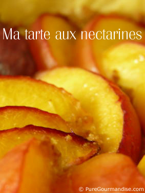 tarte aux nectarines et pain d'épices
