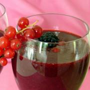 smoothie mure groseille raisin figue