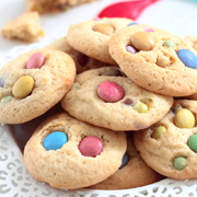 Cookies aux smarties - www.puregourmandise.com