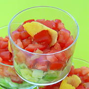 tartare tomate avocat citron confit