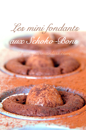 mini fondants schoko bons