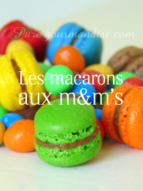 macarons aux m&m's